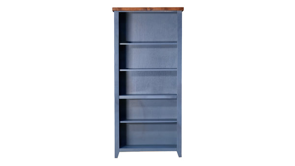 Nantucket Blue Denim Bookcase